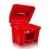 Пожарный ящик для песка BOXSAND 0,3 м3 с дозатором и с нишами для вил погрузчика