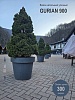 Кашпо, вазон уличный  "GURIAN Classic" 900" серый, 300 литров. Озеленение города.